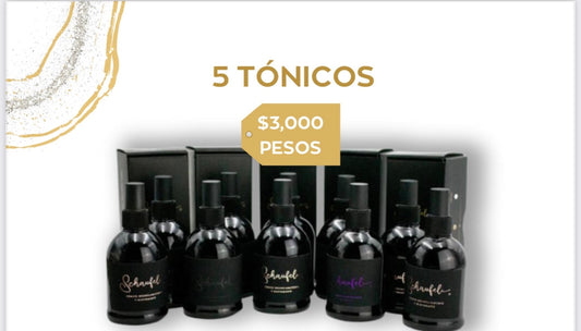5 tónicos Precio de Distribución