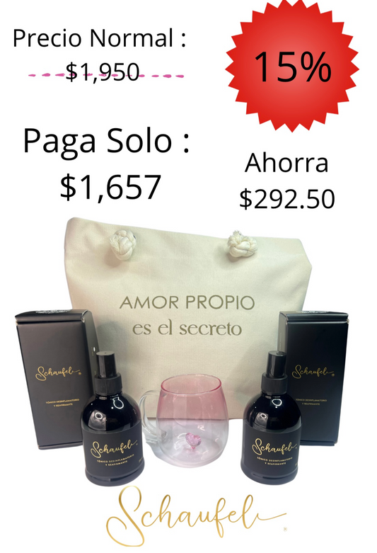 15% off y envío incluido KIT doble amor propio !!!